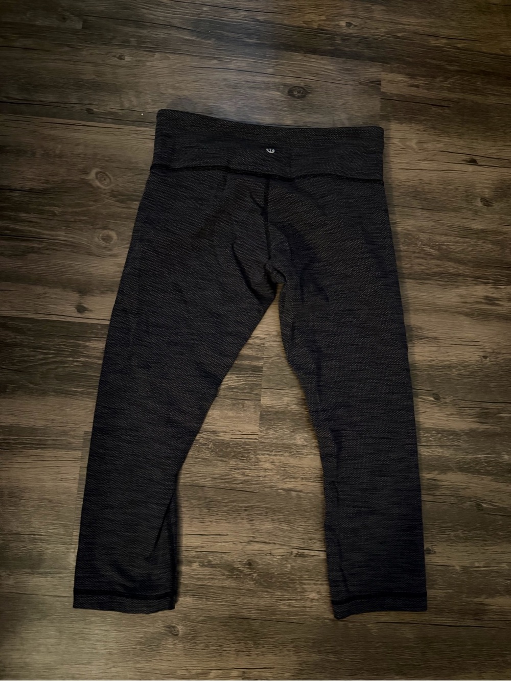 lululemon athletica Girls' Black Cropped Active Leggings